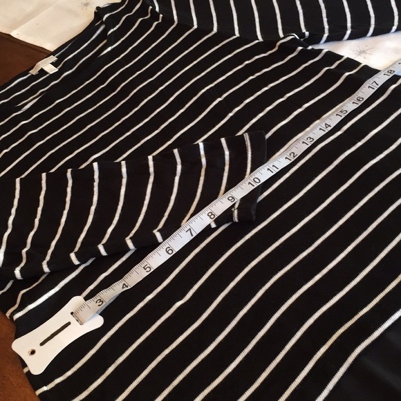 TALBOTS - Striped Tunic Large Petite - Picture 6 of 8